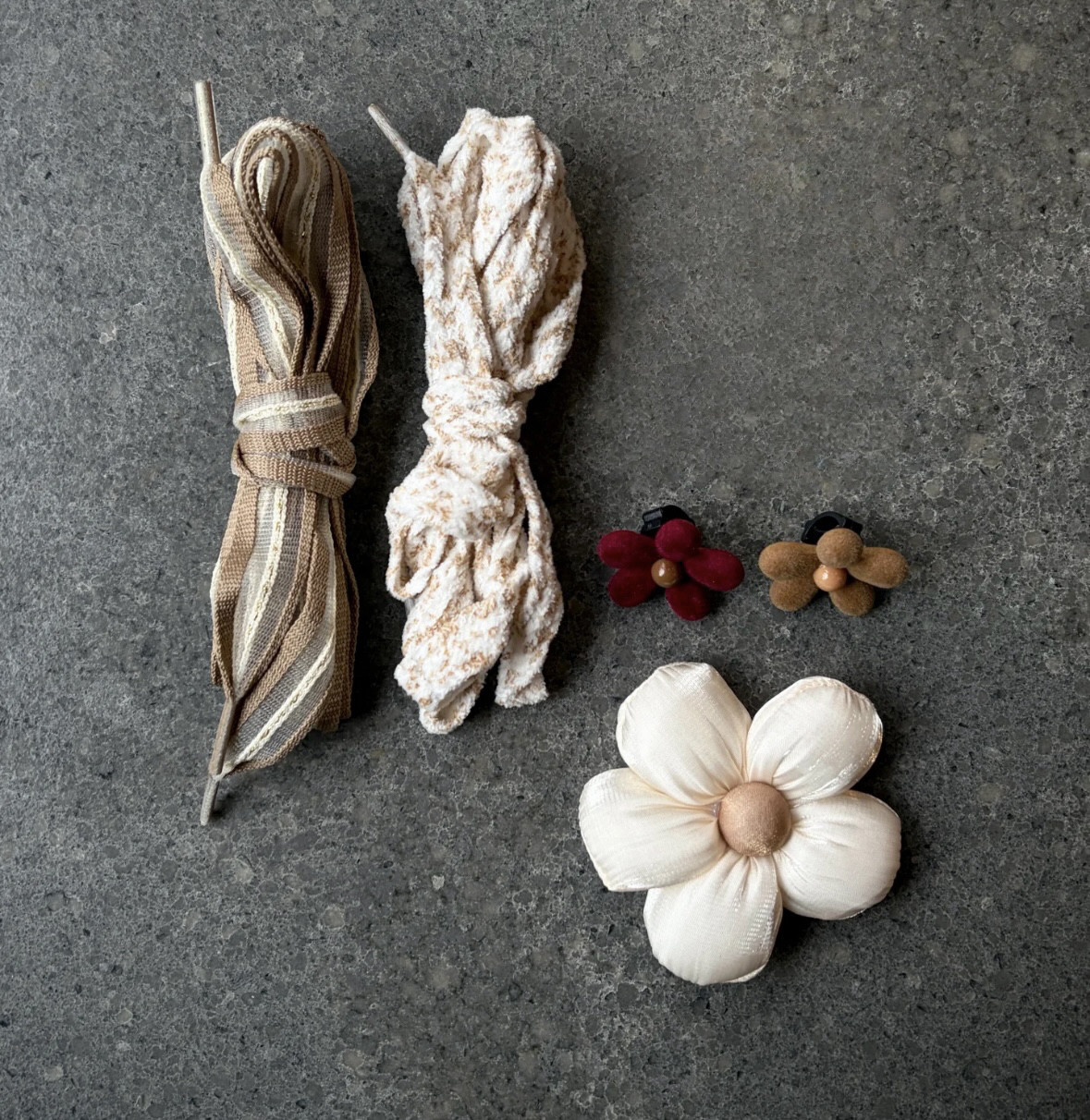 适配阿迪三叶草campus圣诞植绒花朵鞋花鞋带新年配饰马年套装鞋扣