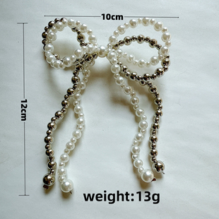 韩国鞋带配饰珍珠蝴蝶结串珠鞋装饰南韩挂件德训时髦鞋扣rockfish