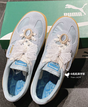 珍珠钻石吊坠蝴蝶结鞋扣小白鞋puma海盐香草板鞋diy芭蕾风配饰