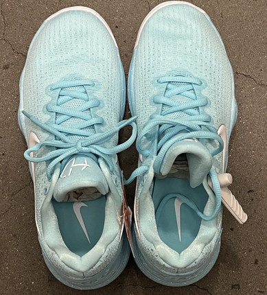 适配Nike Hyperdunk 2017 Low低帮篮球鞋粉蓝色椭圆鸳鸯半圆鞋带