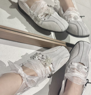 装 韩版 运动鞋 带扣适配潮流女鞋 饰品 高品质rockfish珍珠花朵配饰鞋