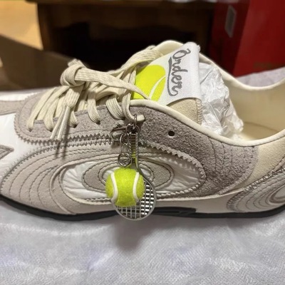 适用于OLDORDER德迅鞋运动风鞋花diy复古棒球高尔夫miu风挂绳装饰