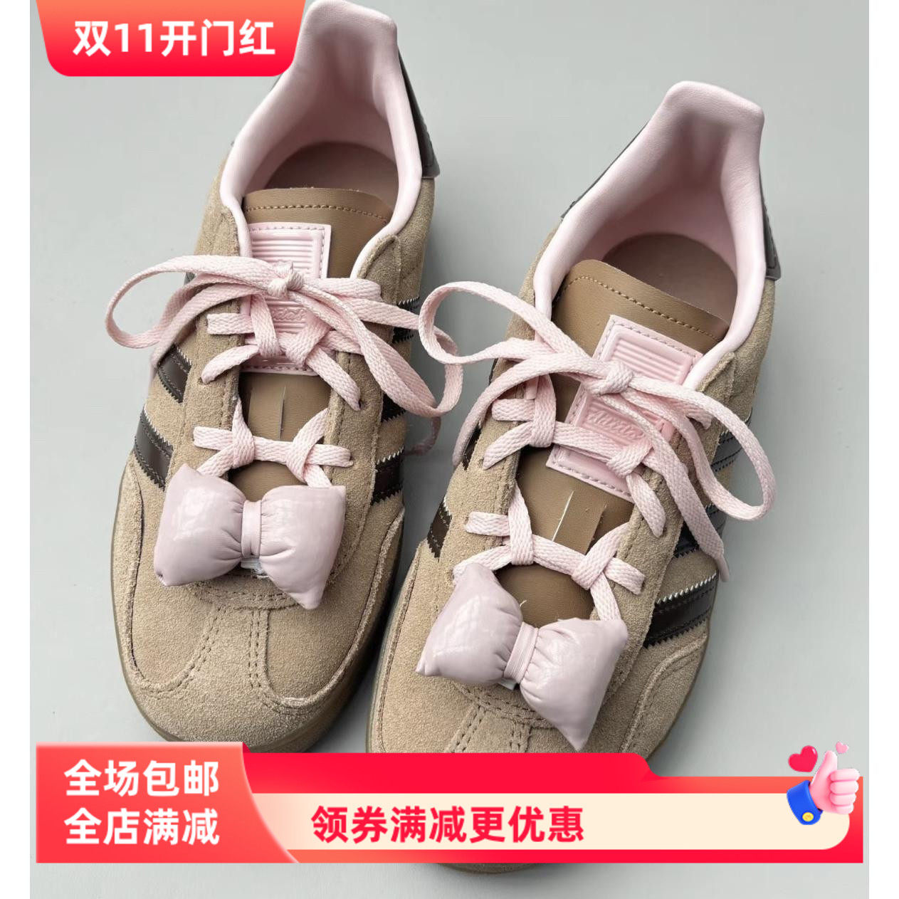 韩国新款粉色银色黑色漆皮仿皮蝴蝶结鞋扣 时尚少女鞋带扣配饰品