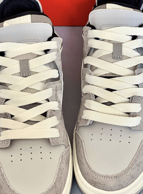 适配LiNing李宁惟吾RPO非原装鞋带扁形加粗半圆板鞋黑色白色鞋绳