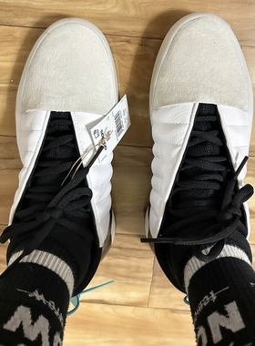 适配阿迪Harden哈登7篮球鞋白色粉色黑色椭圆鸳鸯鞋带纯色鞋绳子