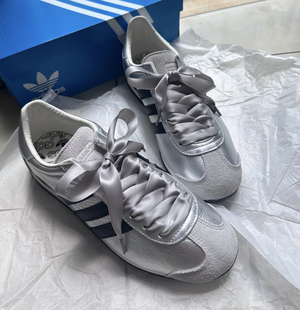 适配阿迪samba德训鞋丝带鞋绳低帮country og银鞋男女ins丝绸鞋带