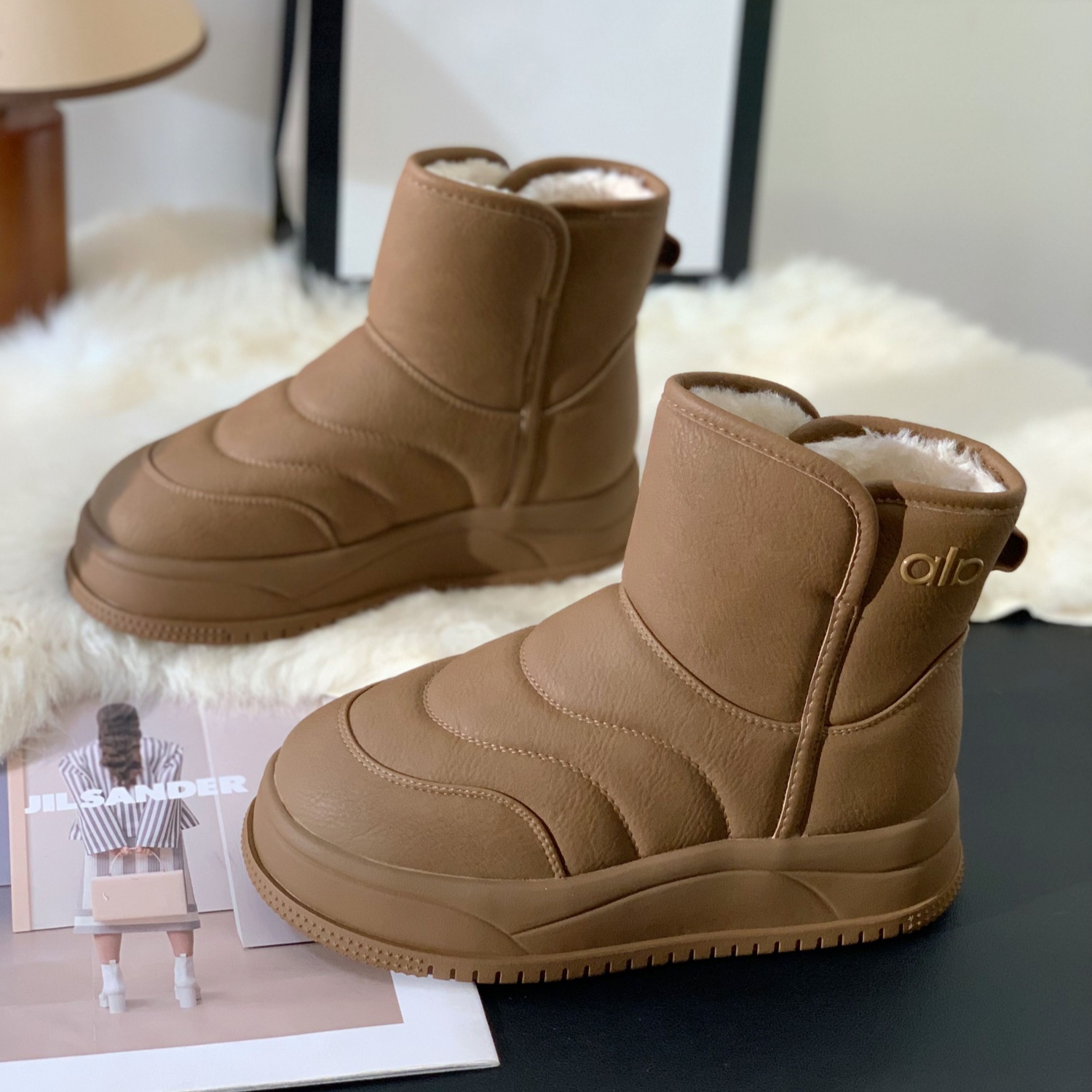 厚底增高东北加绒保暖舒适雪地靴