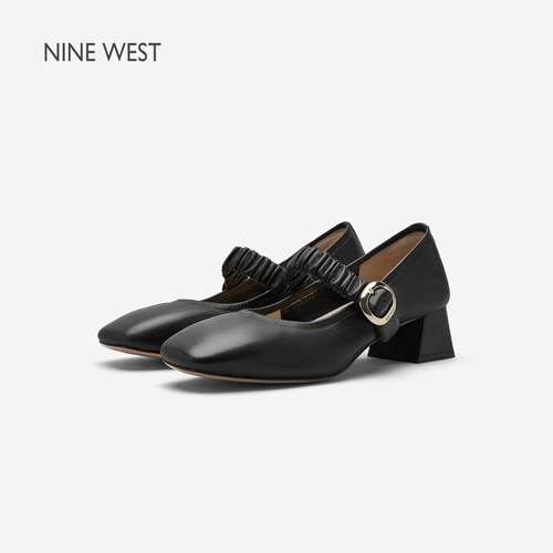 玖熙法式复古玛丽珍鞋