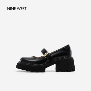 NineWest/玖熙学院风玛丽珍鞋