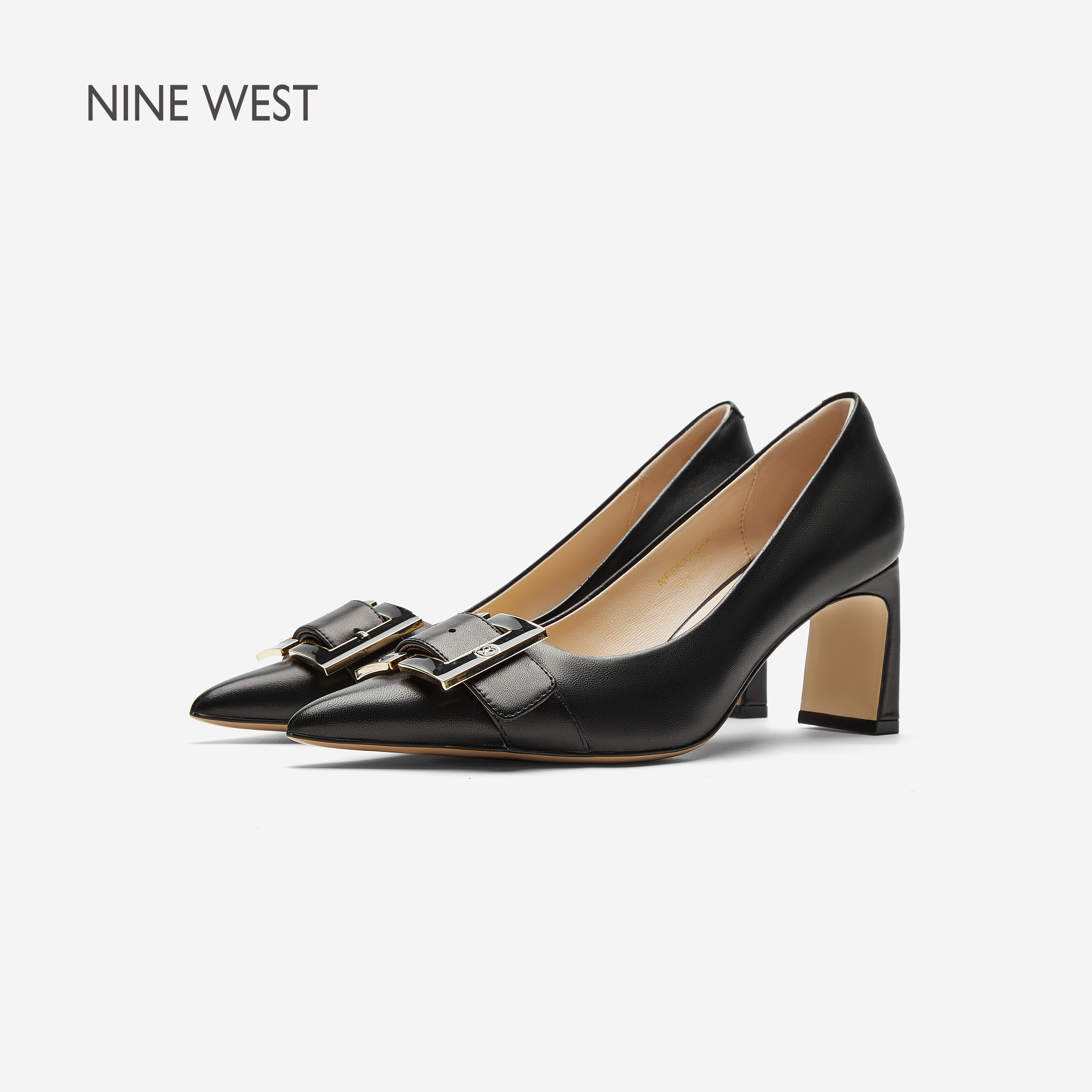 NINEWEST/玖熙尖头高跟鞋女