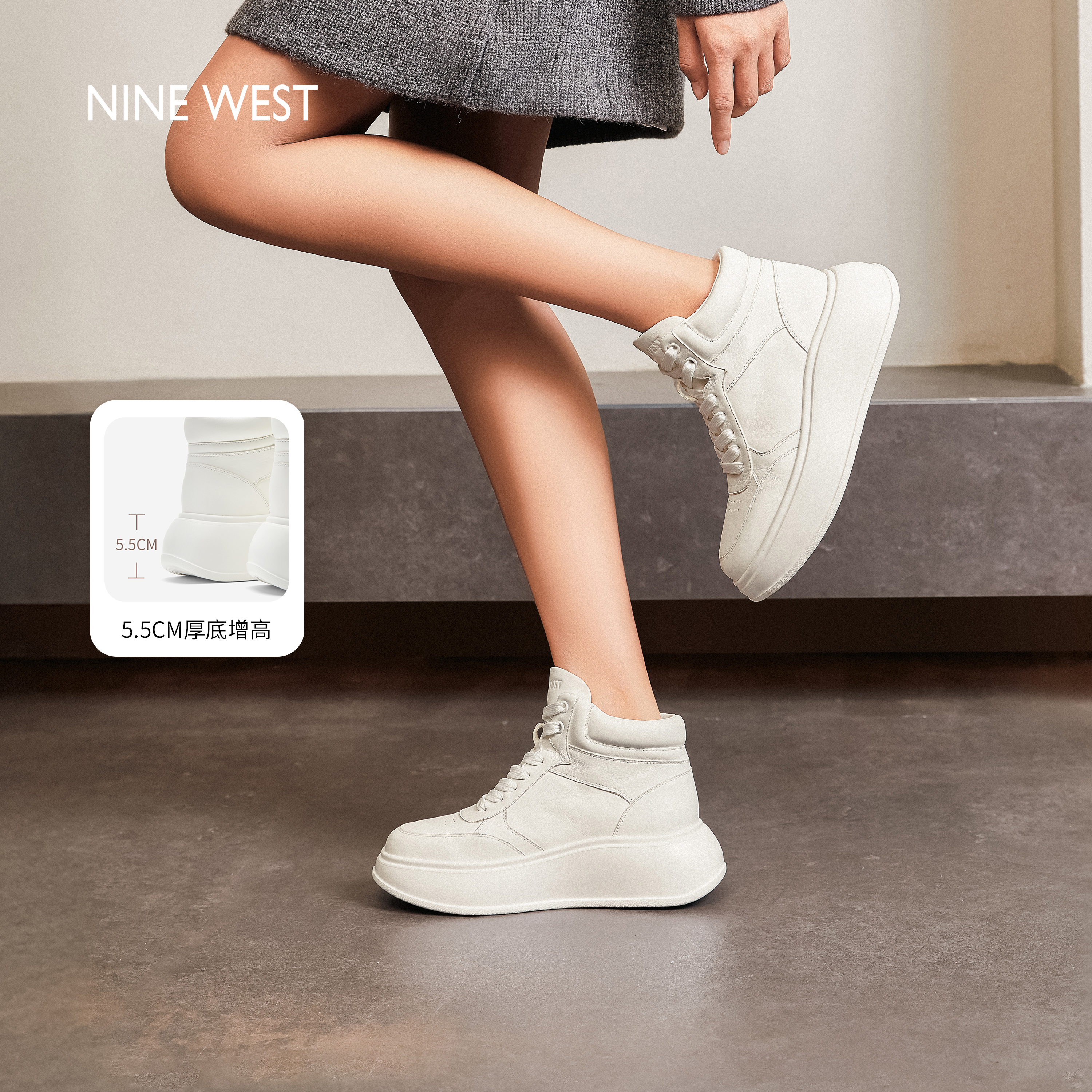 玖熙2025秋季新款高帮鞋