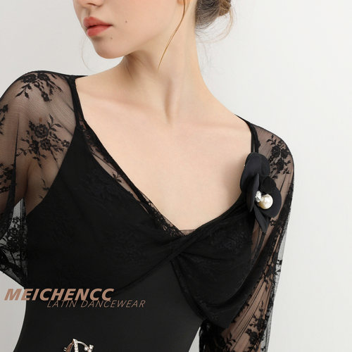 美辰拉丁舞服2025新款流苏连衣裙