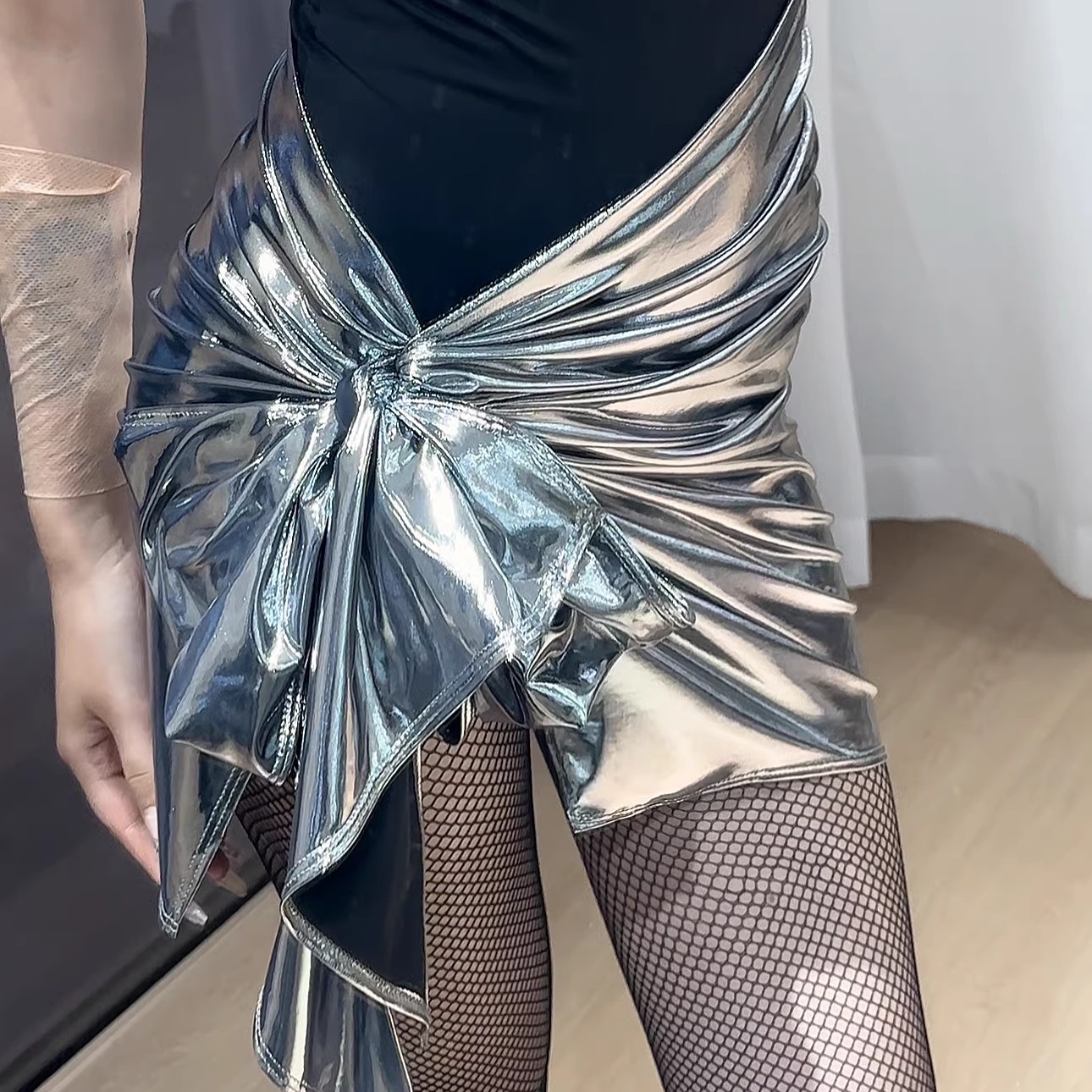 美辰性感拉丁舞半裙一片式臀巾