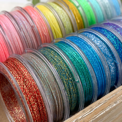 0.5洒金宽扁蜡线10米装