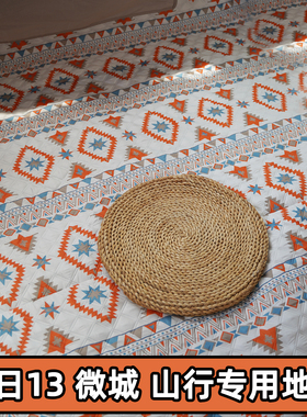 帐篷防潮垫定制2X2.7米微城山行假日山居13露营地毯布200×270cm