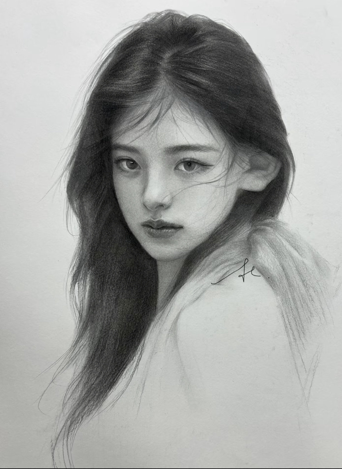 素描画像手绘画彩铅画人物肖像代头像定制/手绘真人漫
