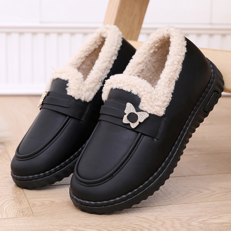 老北京豆豆棉鞋女冬季加绒加厚保暖软底防滑皮面防水雪地靴妈妈鞋,女鞋,棉鞋,淘宝优惠券,粉丝福利购,淘宝优惠卷
