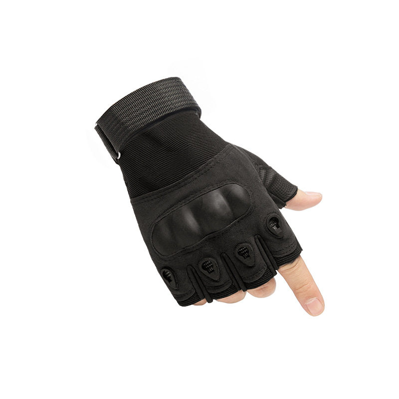 OJ新款骑行战术薄款半指手套男女士韩版春秋运动户外部队款