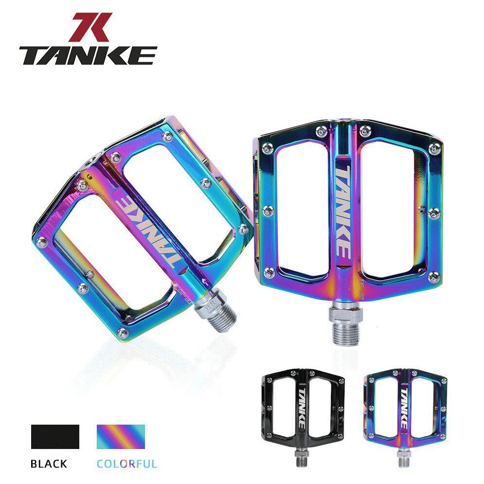 碳客TANKE 自行车山地公路折叠速降培林CNC 铝合金大脚踏跨境防滑