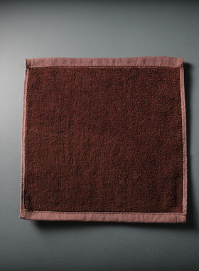 纯棉抹布吧台清洁抹布厨房纯棉毛巾小方巾吸水擦桌布咖啡色加厚棉