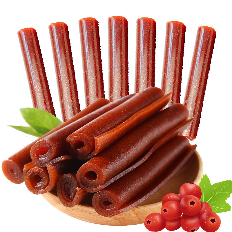 果丹皮500g小时候山东老式酸甜山楂卷散装山楂糕京卷饴条片小包装