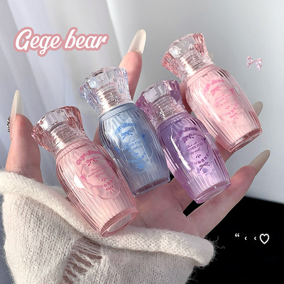 Gegebear戈戈小熊云纱粉雾唇泥哑光丝绒持妆不易掉色伪素颜唇泥