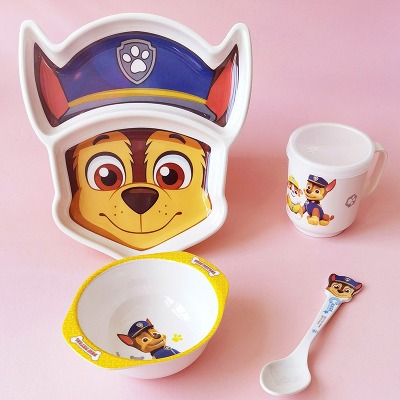 希爾汪汪隊兒童餐具密胺分格餐盤