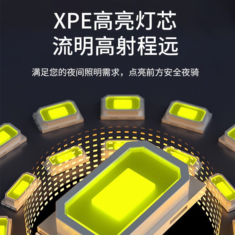 太阳能自行车远近光前灯U
