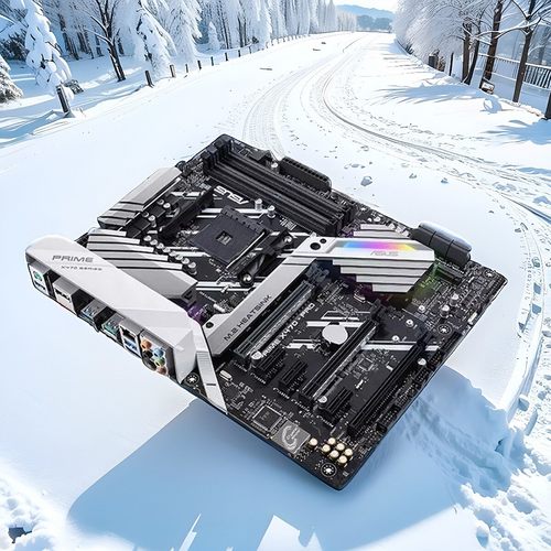 华硕X470-PRO全彩盒台式机主板D4