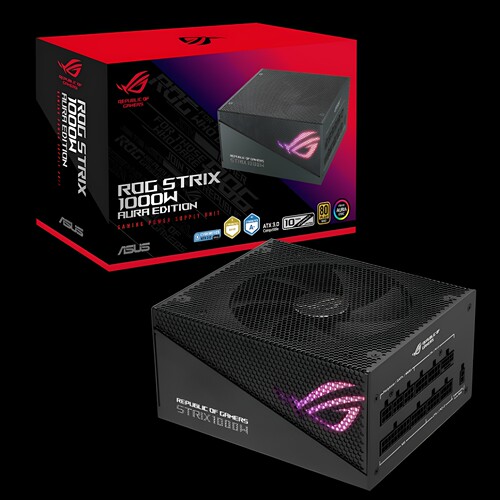 ASUS/华硕ROG-STRIX-1000G-AURA-GAMING电源神光同步，强效散热