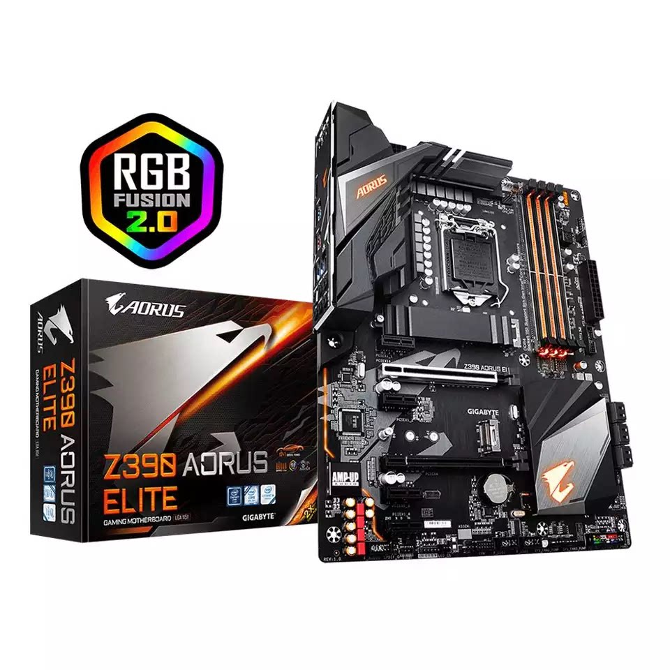gigabyte/技嘉 z390 aorus elite  ddr4 lga1151台式机主板 库存