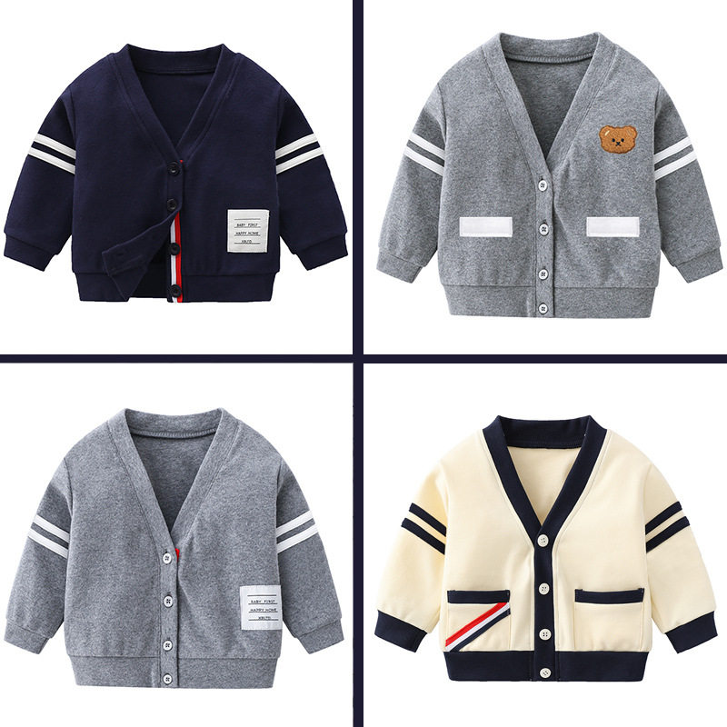 宝宝绅士加绒秋冬季外套婴儿秋装上衣周岁男童满月礼服百搭长袖潮