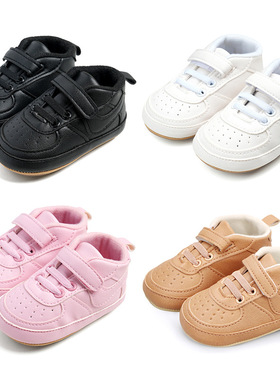 学前0-1岁婴儿学步鞋  宝宝鞋子防滑鞋新款防水魔术师贴胶底