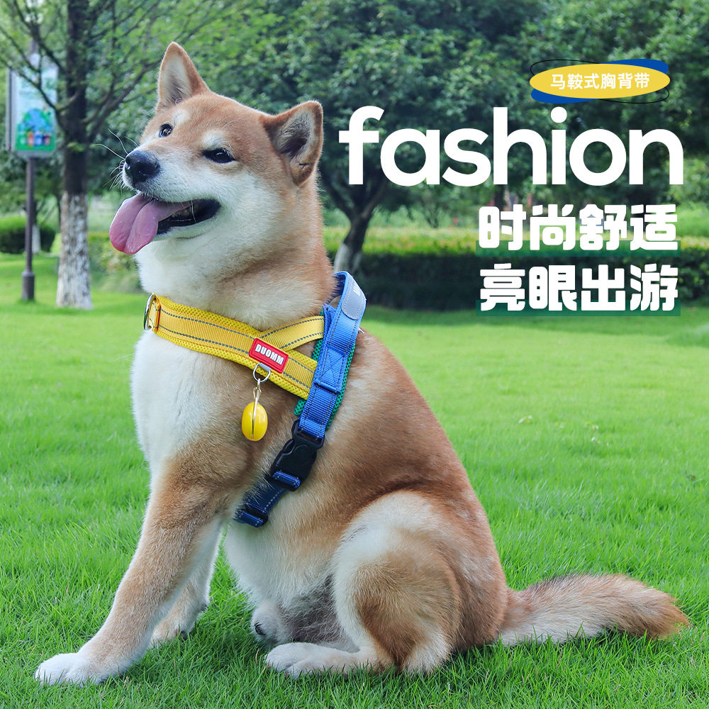 狗狗牵引绳宠物马鞍胸背