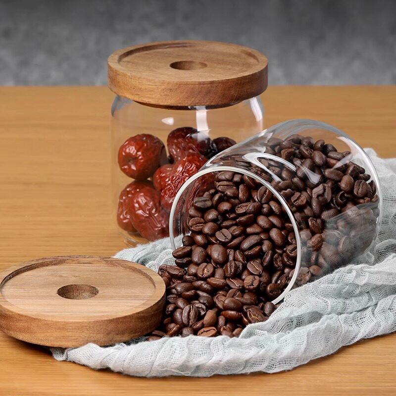 花茶玻璃家用密封罐食品