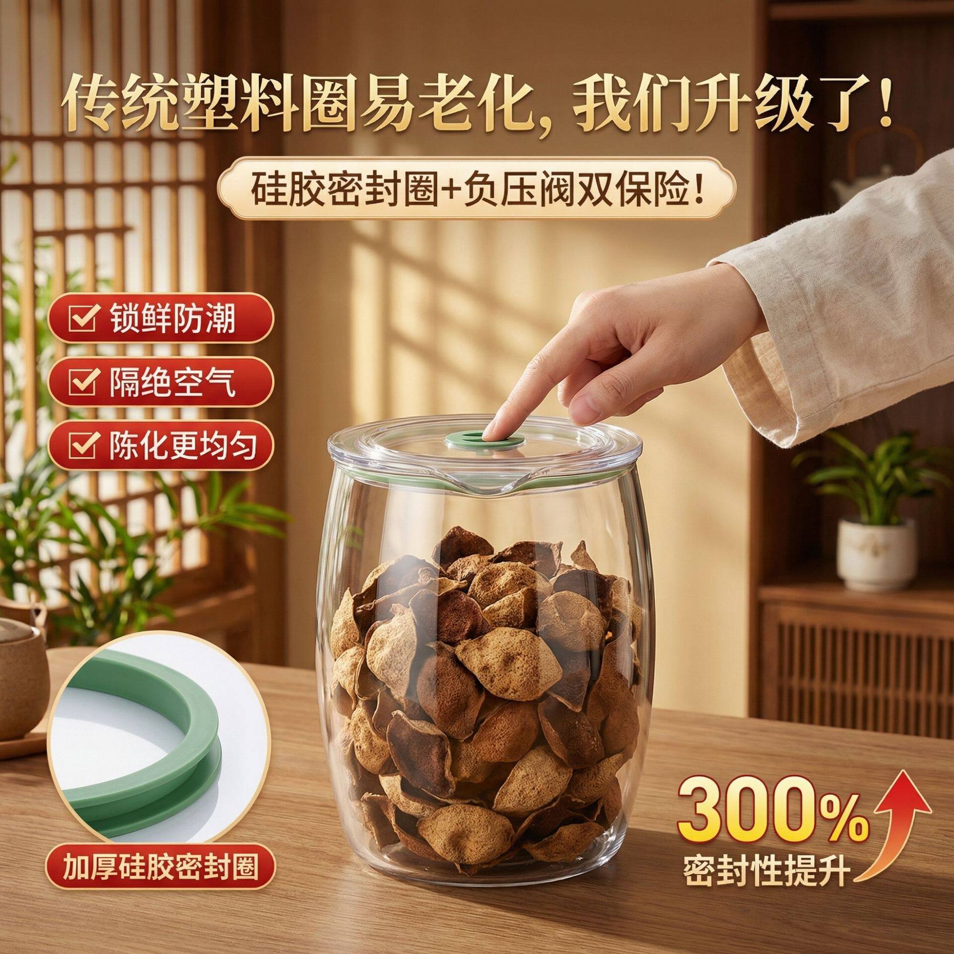 陈皮储存罐专用茶叶中药