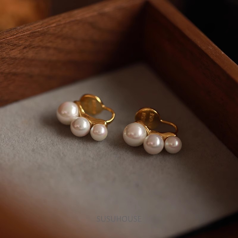 仿珍珠耳夹女无耳洞新款高级感