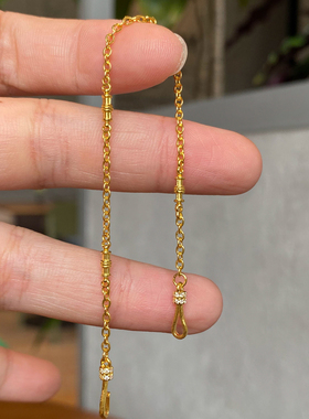 极细款金色手链女款2025新款