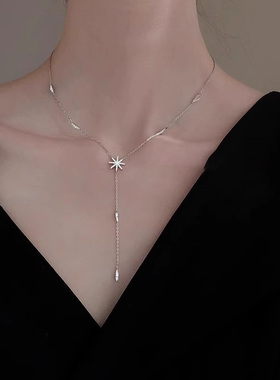 八芒星项链轻奢小众高级感锁骨链