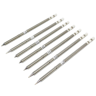 FEITA T12烙铁头内热式恒温电焊台配件刀头马蹄圆尖头洛铁头焊咀