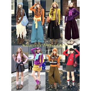 林诗琦NICKIDAILY【单穿也好看的打底衫!八色羊毛木耳边高领长袖