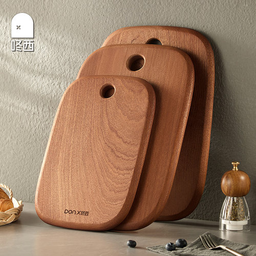 乌檀木整木小菜板家用抗菌防霉