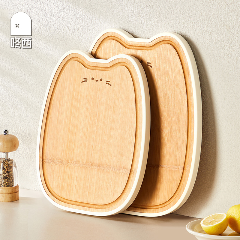 咚西耐砍耐剁貓咪整竹菜板切水果