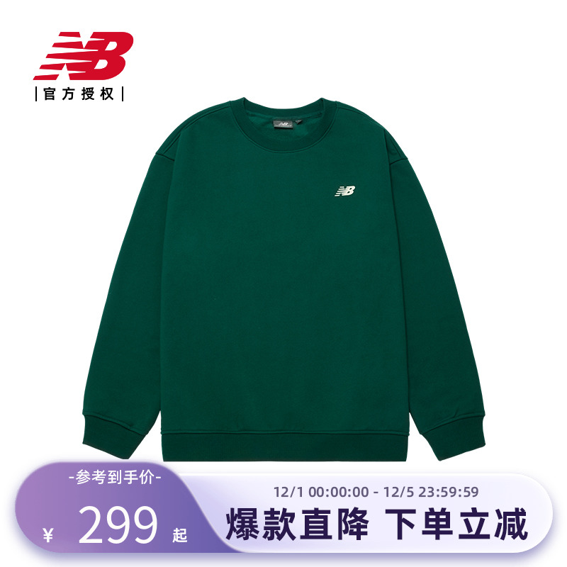 NewBalance男圆领套头卫衣