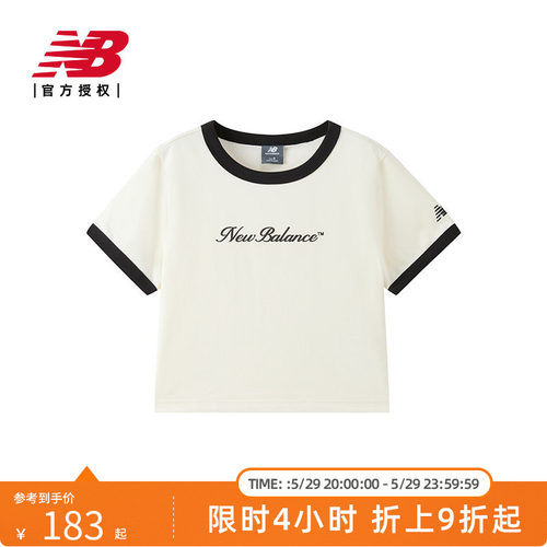 New Balance NB官方正品26新款女款潮流舒适运动短袖T恤WT61350Q