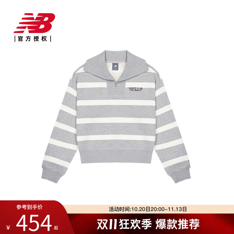 New Balance NB官方正品26女款冬季百搭休闲运动卫衣WT61I6T6