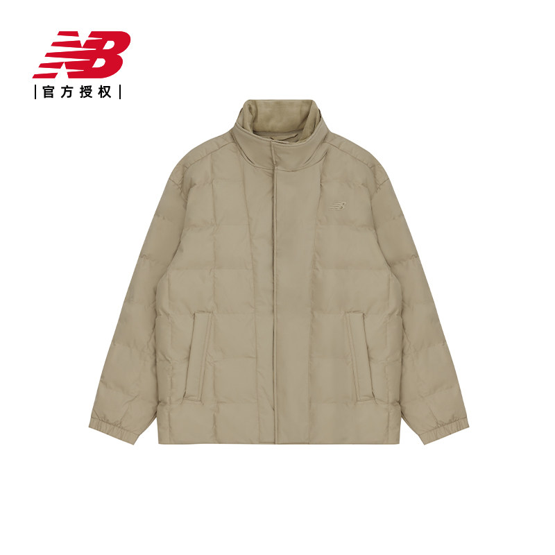 New Balance NB官方男时尚假两件运动休闲夹棉外套棉服AMJ44318