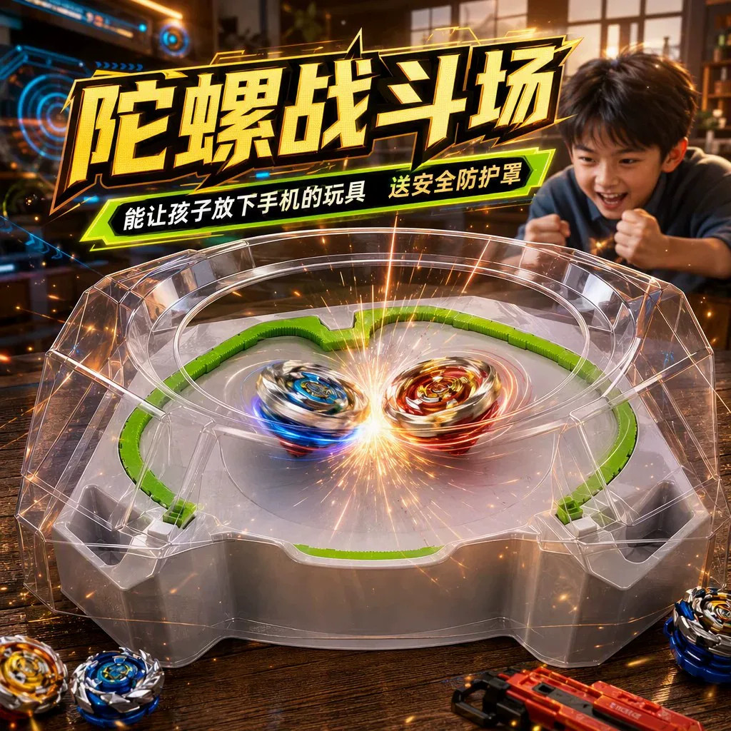 儿童爆旋陀螺战斗盘对战竞技盘