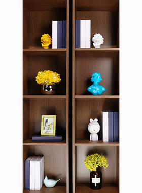 书房置物架小摆设瓷砖店装饰品