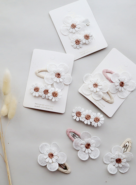 Cute Baby Girl Hair Clips Daisy Flower Kids Hairpins